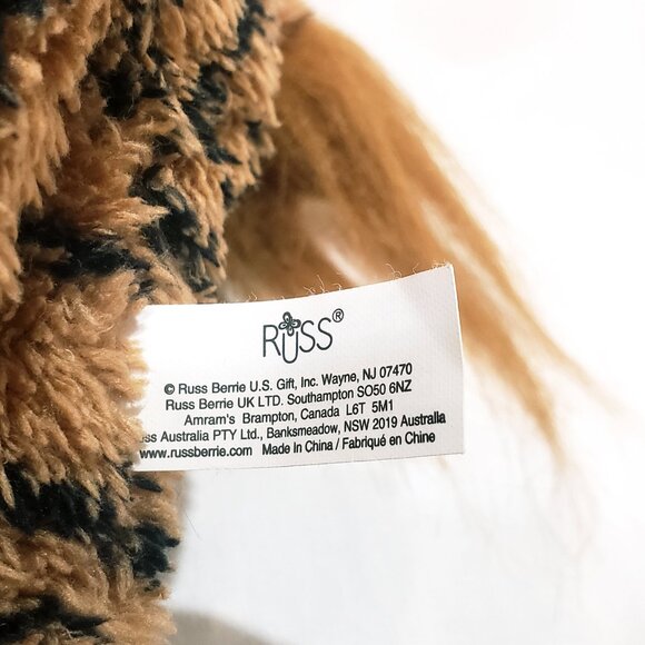 Russ Tiger Cat Plush Stuffed Animal Orange Black 9" - Picture 9 of 9